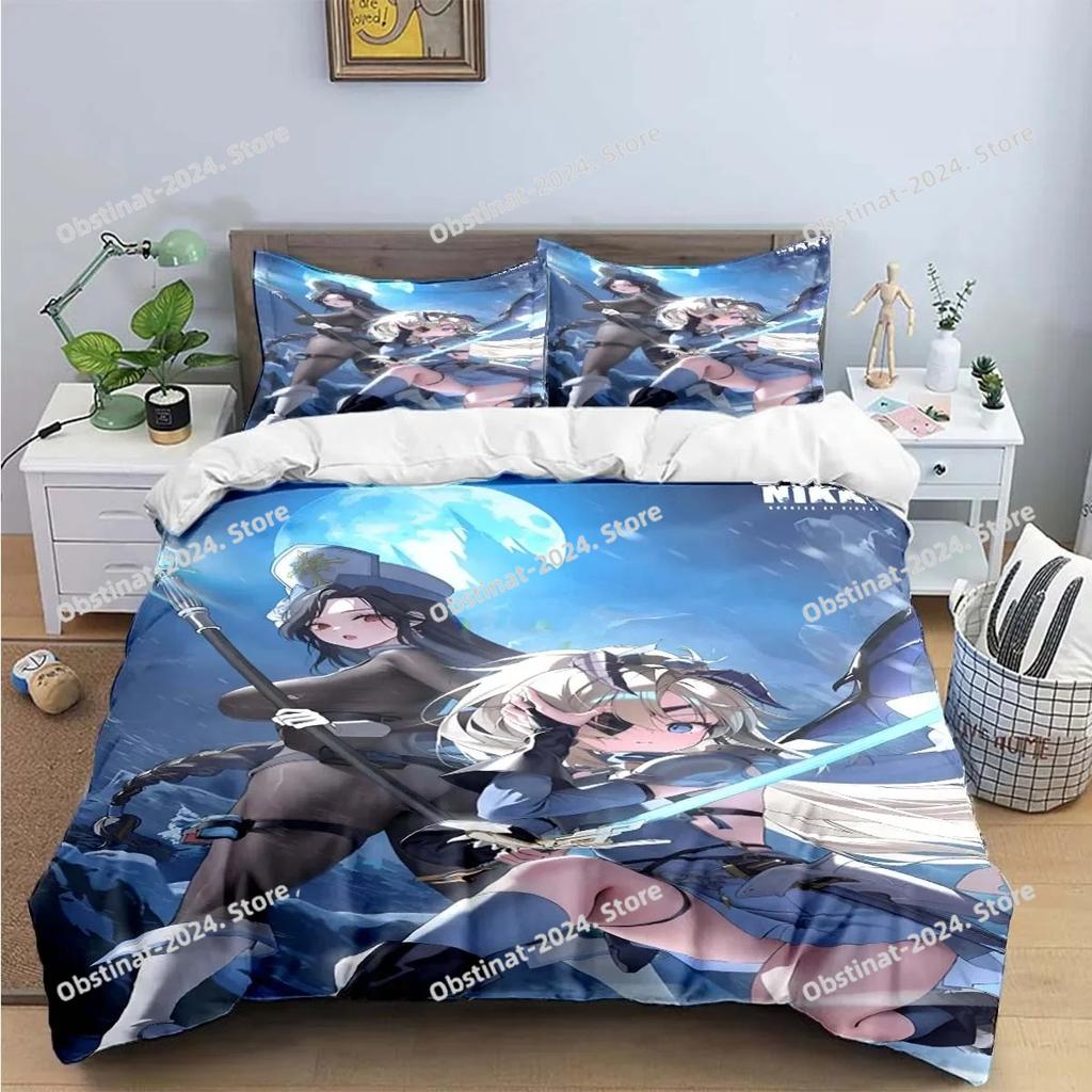 Game Characters Nikke Goddess of Victory Bedding Sets Bed Supplies Set Duvet Cover Bed Comforter Set Bedding Set Luxury Gift