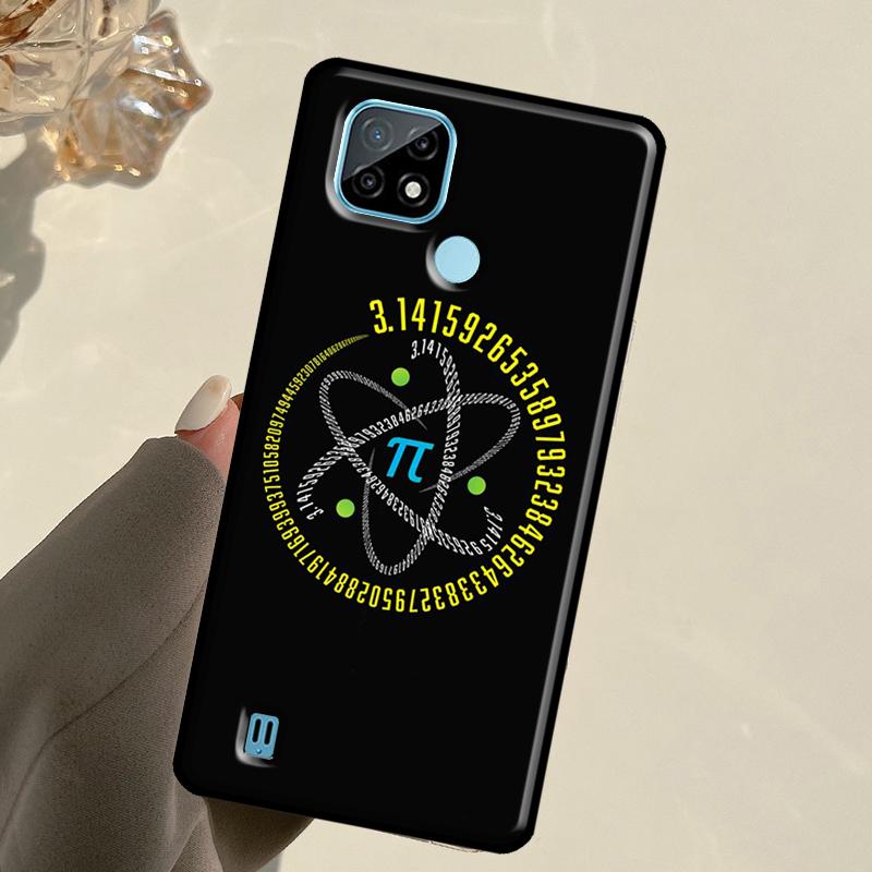 Math Formula Pi For Realme 14 Pro Plus 10 11 12 13 GT 6 6T 5 GT7 Pro C61 C55 C53 C51 C21Y C25S C67 C75 Case