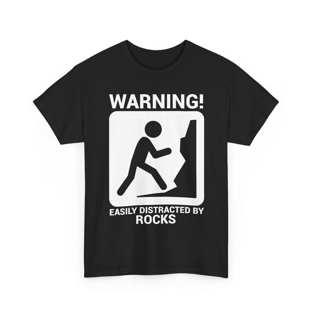 Рубашка Охотника за камнями, Легко отвлекается на камни, Забавная футболка геолога, Унисекс футболка XXXXL