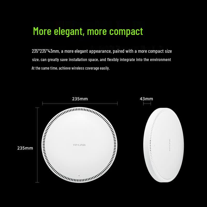 TP-LINK AX6000 Wi-Fi 6 High-Density Ceiling AP CN plug (adapter included)