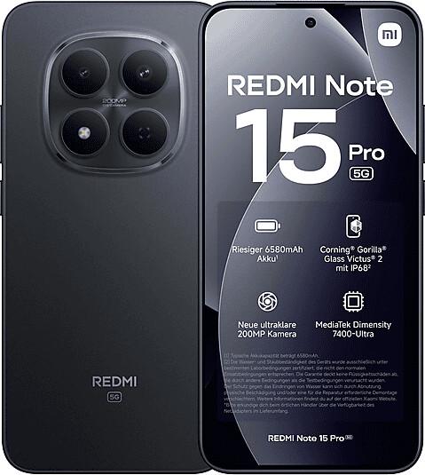 Smartphone Xiaomi Redmi Note 15 Pro 5G 12GB 512GB