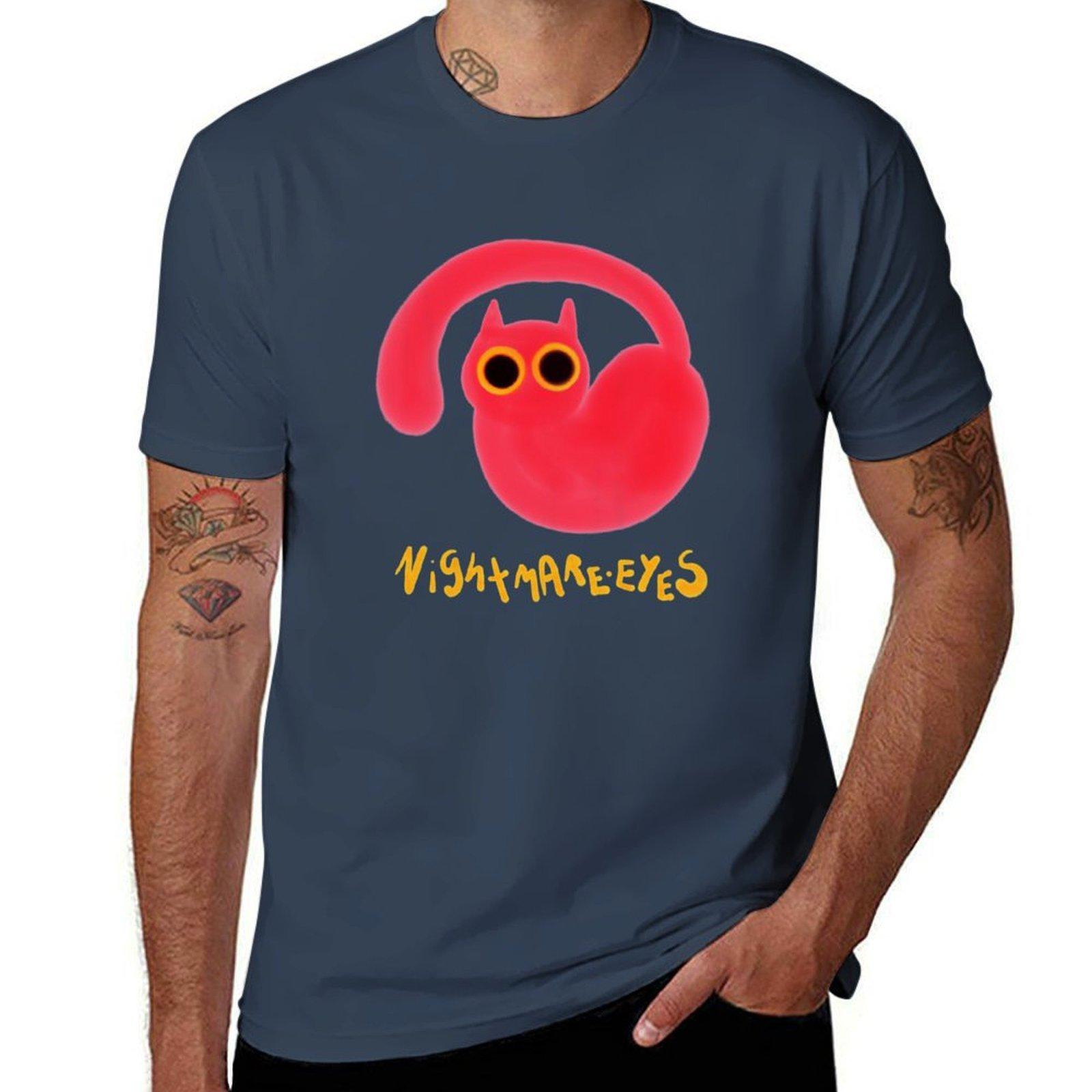 Nightmare Eyes Tshirt Graphic Print Short Sleeve Tshirt S