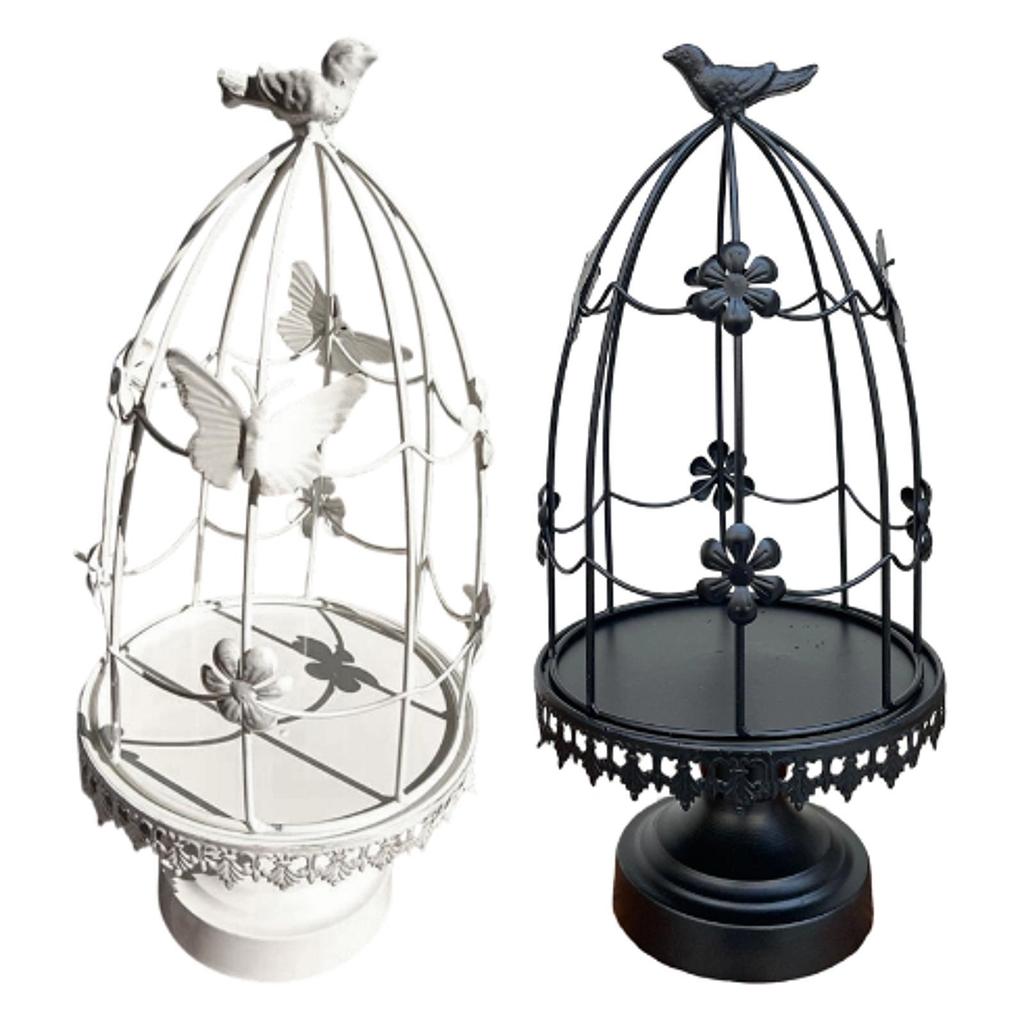 Birdcage Candle Holder Tealight Holder Decoration Club Rack Candle Stand for Dining Room Home Farmhouse Party Kitchen Counter