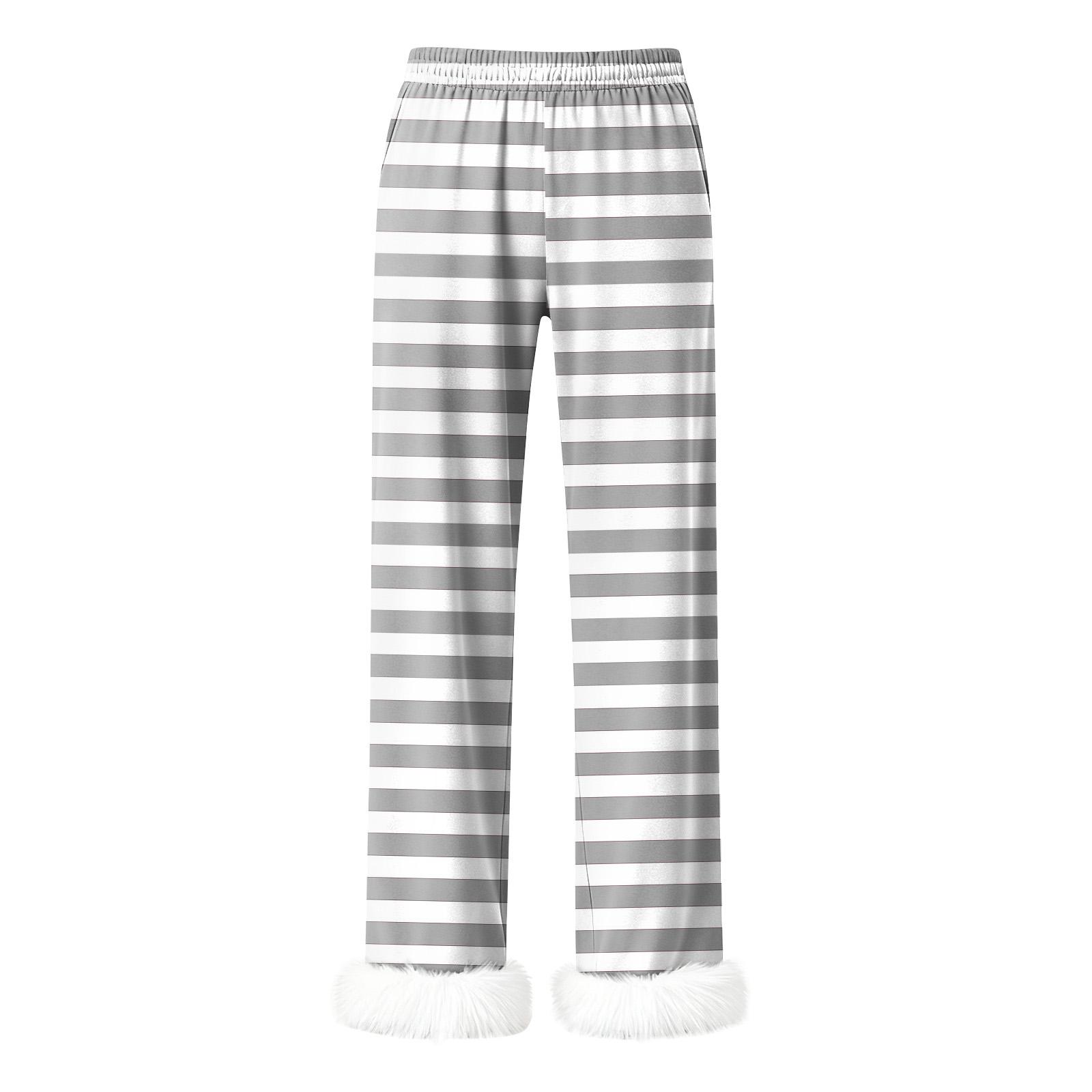 

Women s Fashionable Casual Trousers, Striped Print Trouser XL