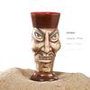 60er Typ Hawaiianische Tiki-Tasse Keramik-Cocktailgläser Bar Weinglas Dekorationen Ornamente Gläser für Getränke Personalisiertes Geschenk