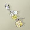 Four Leaf Beaded Phone Chain Y2K Trendy Leaf Clovers Pendant  Hanging Ornamnet