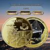 Titanic Gold-Plated High-Relief Color Commemorative Coin