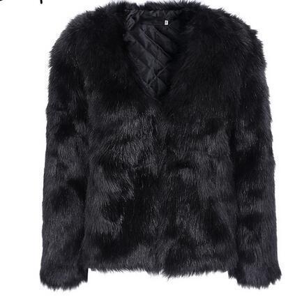 New spot Korean Faner fluffy winter warm solid color short coat Dongdaemun imitation fur coat