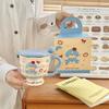 High Value Ceramic Mug Cute Couple Home Cup Breakfast Coffee Milk Water Cup Practical Birthday Gift