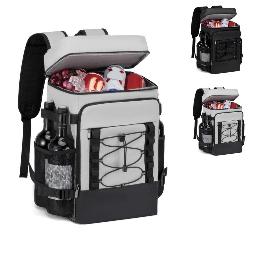 New Outdoor Camping Multifunctional Picnic Backpack Portable Thick Aluminum Foil Large Ice Pack Double-Layer Insulated Backpack