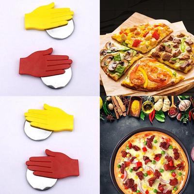 Rotella tagliapasta in plastica antiaderente per pizza, lama per affettare, presa Home