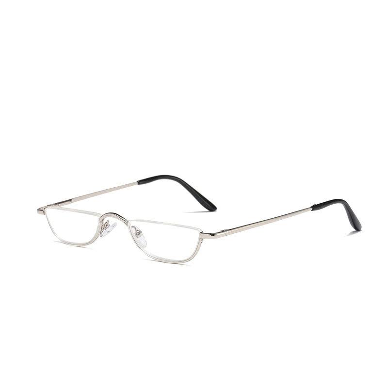 High Quality Metal Reading Glasses Men Women Fashion Presbyopic Eyeglasses Half frame Hyperopia Light Eyewear
