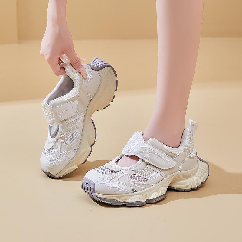 New Dad Shoes for Women Fashionable Thick-soled Sports Single Shoes