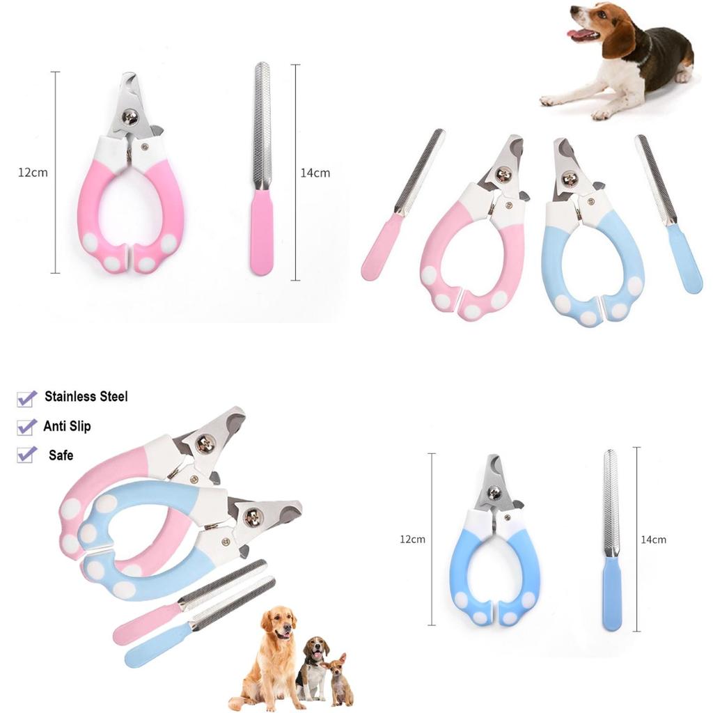 Durable Stainless Steel Pet Nail Clippers For Home Grooming