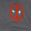 Deadpool Unisex Adult Painted Logo T-Shirt