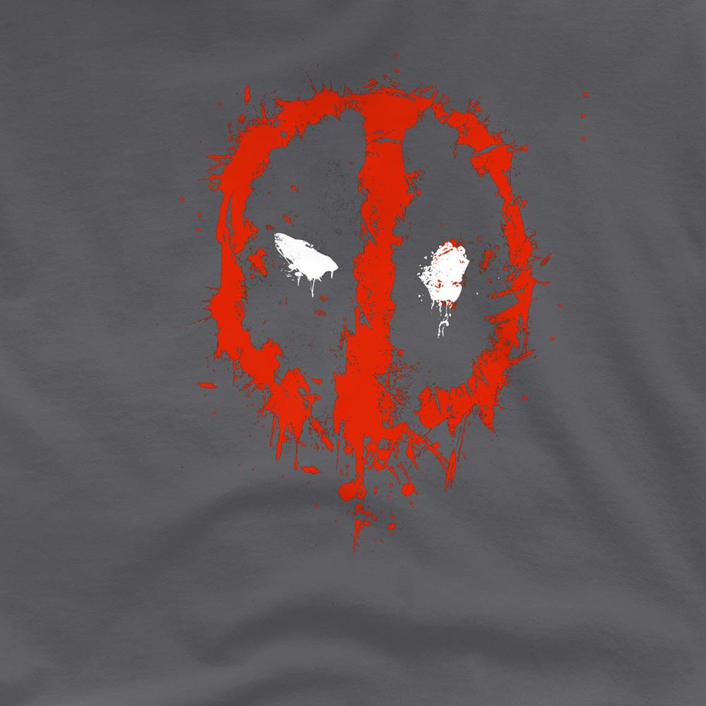 Deadpool Unisex Adult Painted Logo T-Shirt