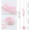 3 Pcs Hanging Fluffy Cat Ball Toys with Bell, Interactive Cat Teaser Retractable Toys Indoor Kitten Chasing and Playing