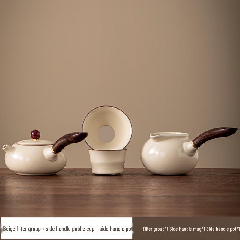 Chaxun Ru Kiln Tea Set with Filter and Fair Cup
