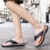 38-47 Ciabatte Estive da Uomo Taglia Grande Infradito in Pelle Sandali Sandali da Spiaggia Uomo Ciabatte in Pelle per Uomo