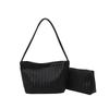 Korean Niche Retro Woven Underarm Bag - Trendy 2026 Fashion for Women, Perfect for Outings & Commuting, Mother-Child Style.