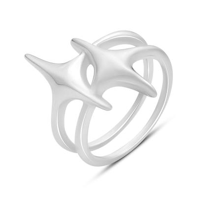 Silver Ring Without Stones, Product Weight 3.51 Gr (2185895)