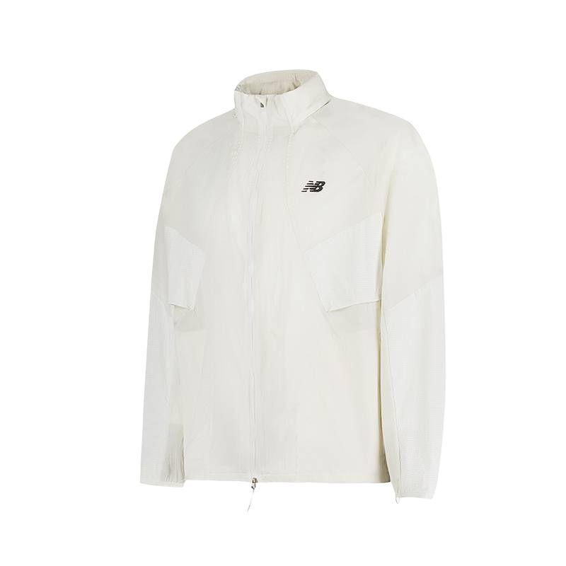 New Balance Running Jackets Men s White Stand Collar Moderate Other MJ61U1I9-GYM 3XL