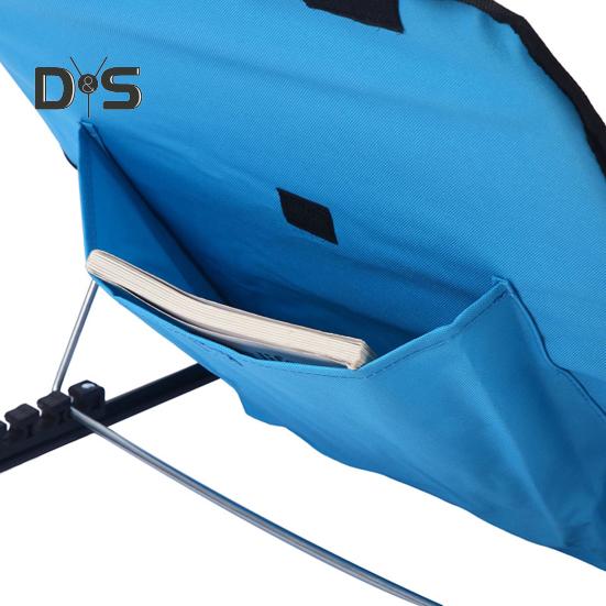 Folding Beach Mat Lounge Chair Adjustable Lightweight Waterproof Sand-proof Portable Travel Outdoor Camping Picnic Blanket with Back Support