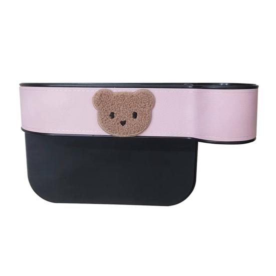 Gap Clip Box Car štěrbinový úložný box Cartoon Bear Roztomilý úložný box do interiéru auta