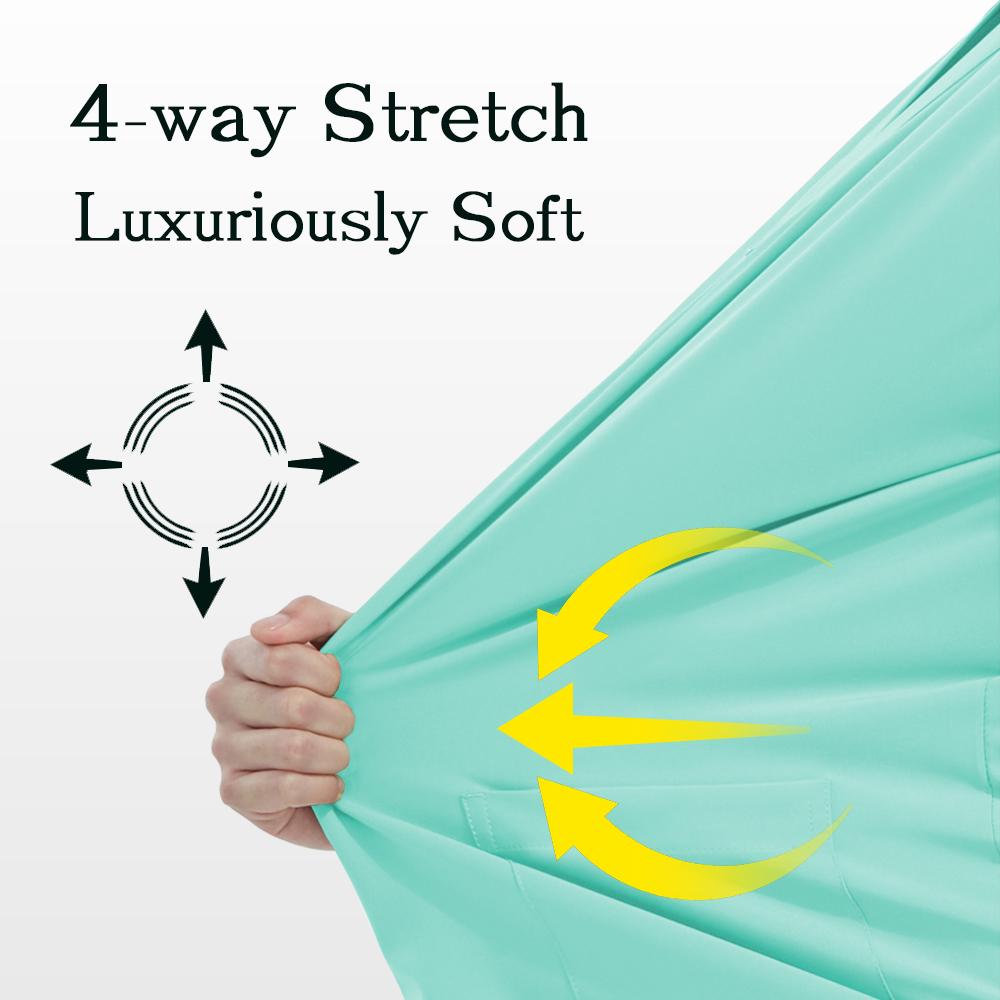 Summer Medical Scrubs Hospital Uniforms Doctor Nurse Workwear 4-way Stretch Pet Clinic Nursing Suits Dentist Working Clothes S21