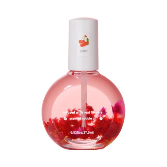 

Масло для ногтей с экстрактами сушеных цветов Питательное увлажняющее средство для укрепления ногтей Цветочный аромат Гель-лак Cherry