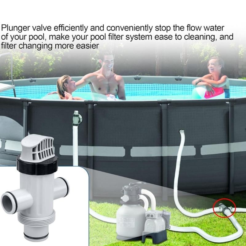 Pool Hose Plunger Valved Kit Filter Maintenance Water Control Above Ground Pool Pump for 26301T 26323CA 26331CA 26341W