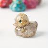 1 Piece Duck Statue for Home Decor, Indoor/Outdoor Use,Colored Decorations | Handmade Stone, Duck Decor