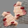 Handcrafted Short Wearable Nail Art Stickers - High-End Boutique False Nails