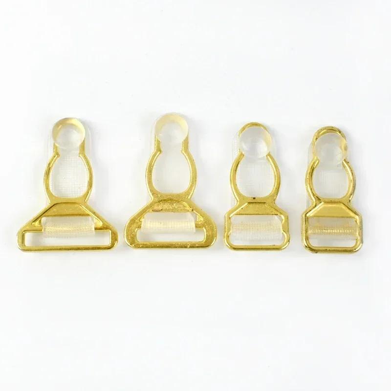 Meetee 10/30/50Pcs 10-18mm Suspender Clip Buckle Underwear Bra Strap Adjuster Clasp Stockings Garter Buckles Garment Accessory