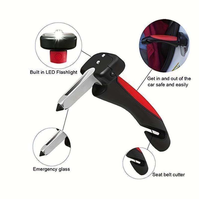 General Motors Four In One Armrest Safety Hammer Auxiliary Handle Auxiliary Hammer Rod Night Lighting Multi Functional Accessory