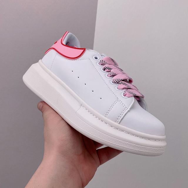 White Sneakers for Women Men Genuine Leather Fashion Ladies Casual Versatile Thick Sole Trainers Shoes