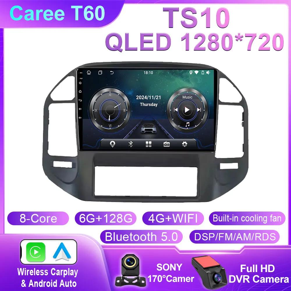 Android Head Unit For Mitsubishi Pajero 3 V70 V60 1999-2006 Car Auto Radio Carplay Multimedia GPS Navigation WIFI+4G No 2din DVD