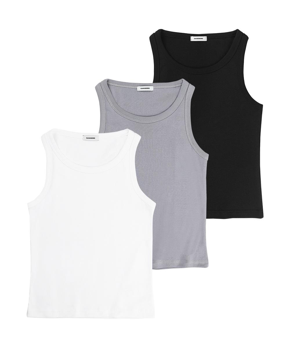 Gainsboro Women S Basic Layered Sleeveless Top 3 Colors See Main Text/Free