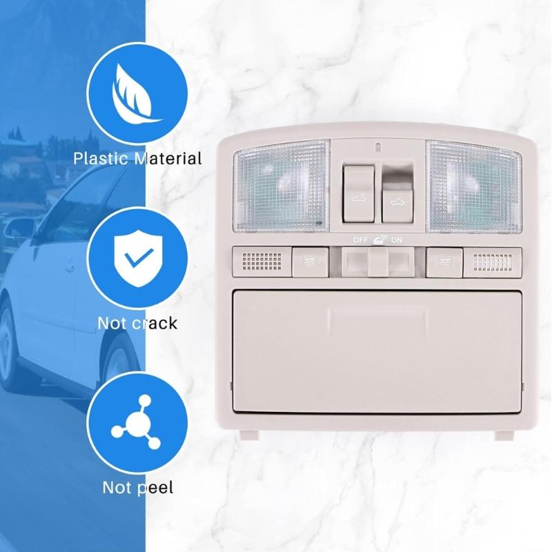 Sunroof Switch Overhead Console GS4C69970D75 Overhead Console Reading Light with Sunroof Switch for 6 2009-2013