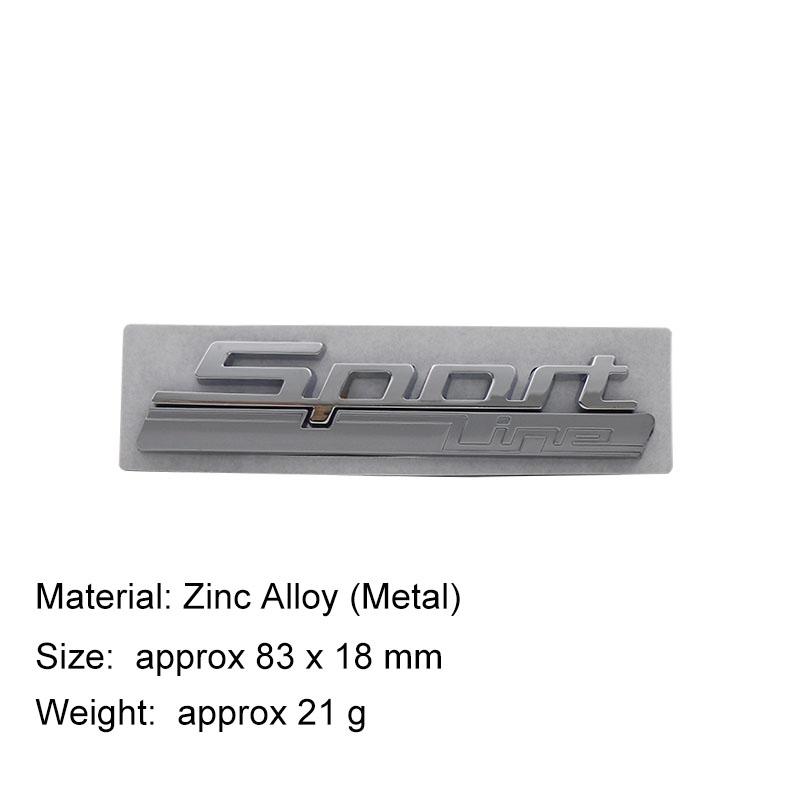 

3D Премиум ЛЮКС ЛИНИЯ СПОРТ ЛИНИЯ для автомобиля Капот Крыло багажник Задняя наклейка Эмблема Значок Стикер metal-sport
