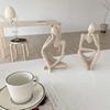 Sand Color, Abstract, Statue, Sculpture, Yoga, Figurine, Living Room, Home Decoration, Tabletop Decoration