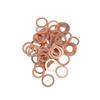 21-60mm IDxOD To  H- 1.0mm 1.5mm 2.0mm Thickness99.9% Copper Flat Washer For Boat Car High Temperature