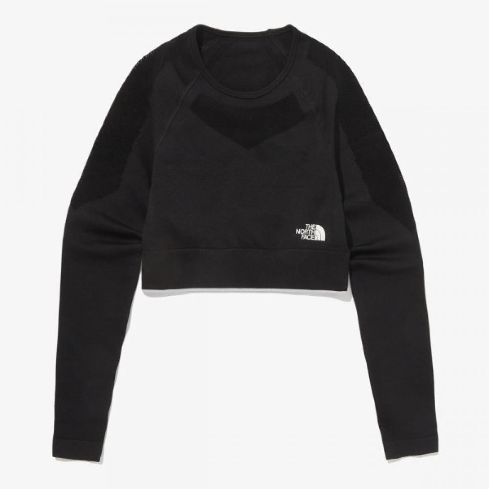 North Face Women S Motion Cropped Long Sleeve Tee Nm5mq81