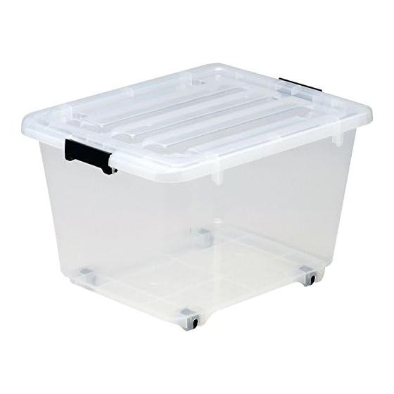 Izumi Kasei Storage Box Made in Japan Rolling Storage Case 50 (Width 39 x Depth 50 x Height 32cm) 3995