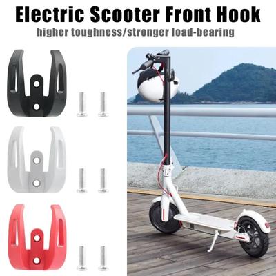 Electric Scooter Front Hook for Electric Scooter Storage Tools, Load-bearing Nylon Double Hook, Scooter Accessories