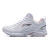 Li-Ning Comfortable Daily Low-Top Running Shoes Women sneaker White Light-Pink ARHP148-2