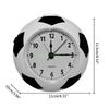 24TE Light Weight Football Alarm Clock Silent Pointer Clocks for Boys Bedroom Decor