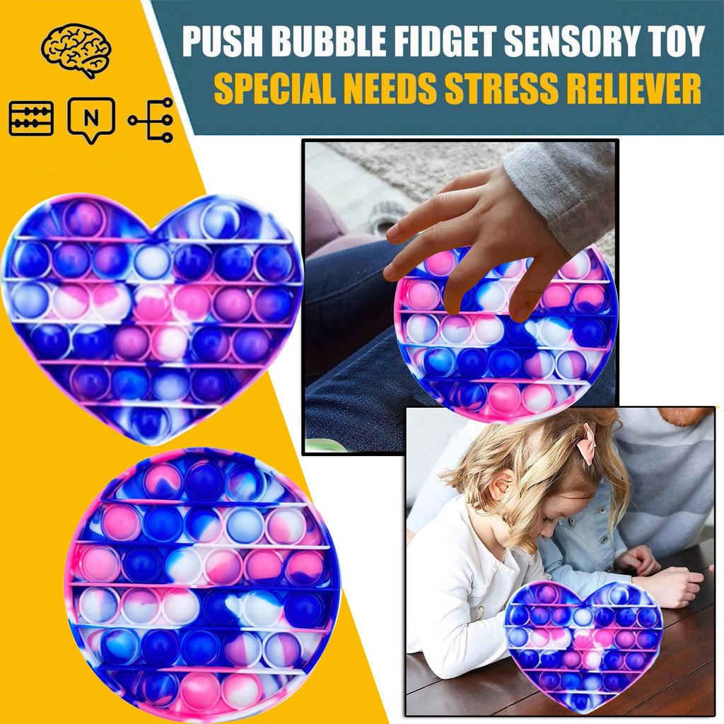 Push Bubble Sensory Toy Special Needs Stress Reliever
