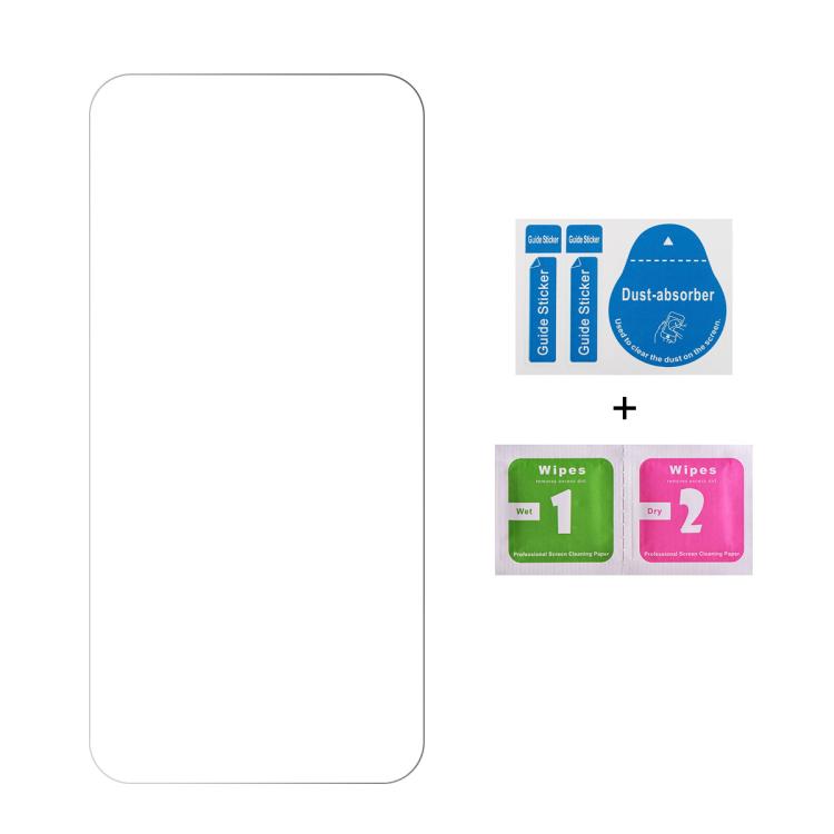 25Pcs Tempered Glass Screen Protector, Support Ultrasonic Fingerprint Unlock, 2.5D 9H HD Bubble-Free Screen Film
