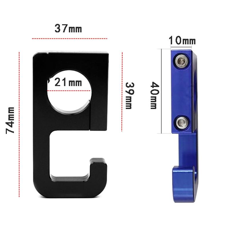 Motocyklový hák na řídítka Multifunkční hák 69 Typ Hák na helmu 22MM Úložný prostor Hliníková slitina Modifikovaný hák na řídítka